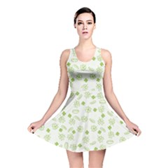 St Patricks Day Pattern Reversible Skater Dress by Valentinaart