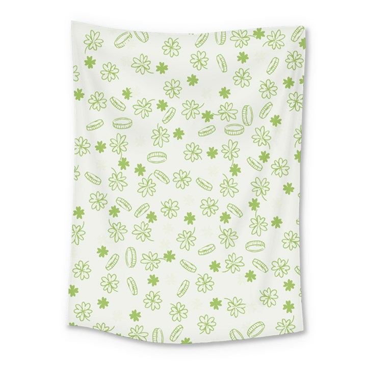 St Patricks day pattern Medium Tapestry