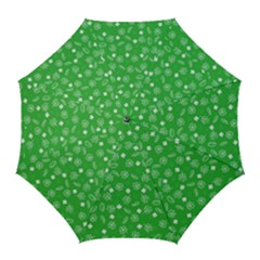 St Patricks Day Pattern Golf Umbrellas by Valentinaart