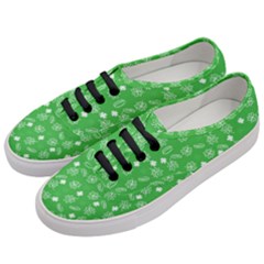 St Patricks Day Pattern Women s Classic Low Top Sneakers by Valentinaart