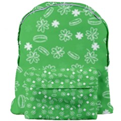 St Patricks Day Pattern Giant Full Print Backpack by Valentinaart