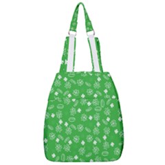 St Patricks Day Pattern Center Zip Backpack by Valentinaart