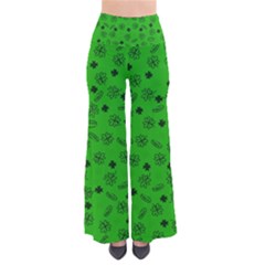 St Patricks Day Pattern So Vintage Palazzo Pants by Valentinaart