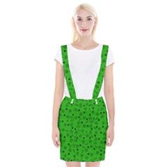 St Patricks Day Pattern Braces Suspender Skirt by Valentinaart