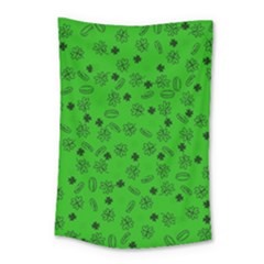 St Patricks Day Pattern Small Tapestry by Valentinaart