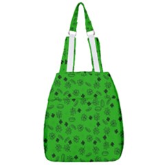 St Patricks Day Pattern Center Zip Backpack