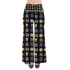 St Patricks Day Pattern So Vintage Palazzo Pants by Valentinaart