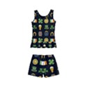 St Patricks day pattern Kids  Boyleg Swimsuit View2