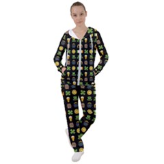 St Patricks Day Pattern Women s Tracksuit