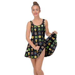 St Patricks Day Pattern Inside Out Casual Dress