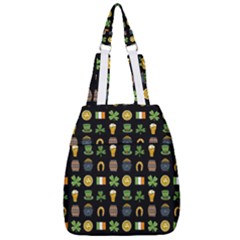 St Patricks Day Pattern Center Zip Backpack by Valentinaart