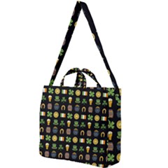 St Patricks Day Pattern Square Shoulder Tote Bag