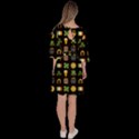 St Patricks day pattern Velour Kimono Dress View4