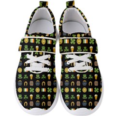 St Patricks Day Pattern Men s Velcro Strap Shoes