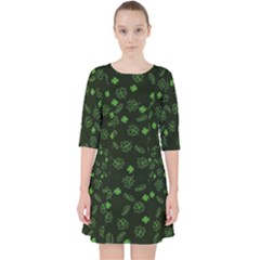 St Patricks Day Pattern Pocket Dress by Valentinaart