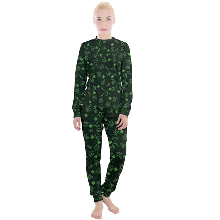 St Patricks day pattern Women s Lounge Set