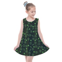 St Patricks Day Pattern Kids  Summer Dress