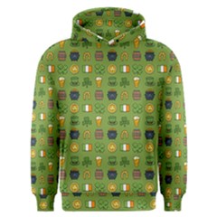 St Patricks day pattern Men s Overhead Hoodie