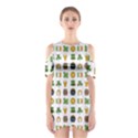 St Patricks day pattern Shoulder Cutout One Piece Dress View1