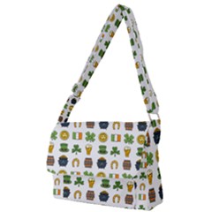 St Patricks Day Pattern Full Print Messenger Bag by Valentinaart