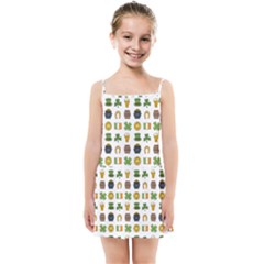 St Patricks Day Pattern Kids  Summer Sun Dress