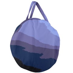 Nature Night Giant Round Zipper Tote by LoolyElzayat