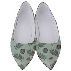 Tropical Pattern Women s Low Heels by LoolyElzayat