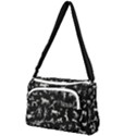 Petroglyph Nordic Beige And Black Background Petroglyph Nordic Beige And Black Background Front Pocket Crossbody Bag View1