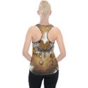 Wonderful Steampunk Heart With Wings, Clocks And Gears Piece Up Tank Top View2