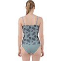 Tropical Pattern Cut Out Top Tankini Set View2