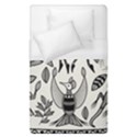 African Senufo Korhogo Tribal Ethnic Art Elements Vector Duvet Cover (Single Size) View1