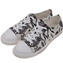 African Senufo Korhogo Tribal Ethnic Art  Women s Low Top Canvas Sneakers View2