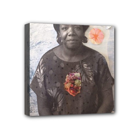 Maya Angelou Mini Canvas 4  X 4  (stretched) by itshanapa