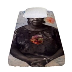 Maya Angelou Fitted Sheet (single Size) by itshanapa