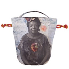 Maya Angelou Drawstring Bucket Bag by itshanapa