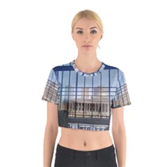 Ohio Statehouse Cotton Crop Top by Riverwoman