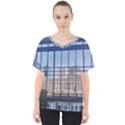 Ohio Statehouse V-Neck Dolman Drape Top View1