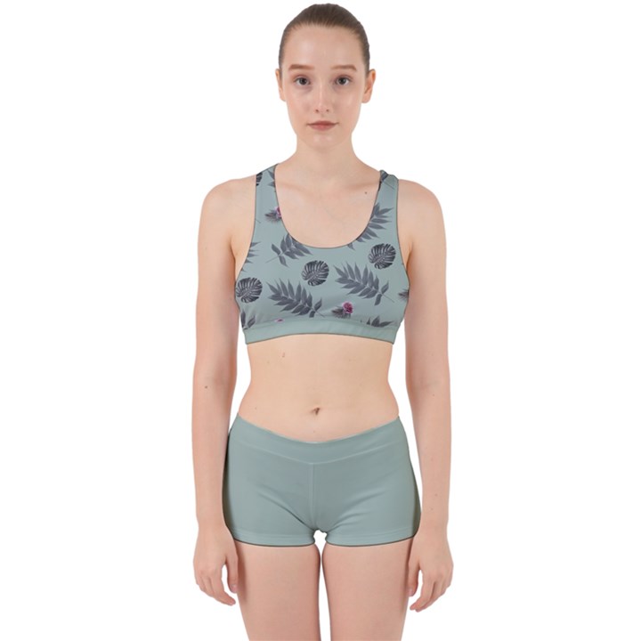 Tropical Pattern Work It Out Gym Set