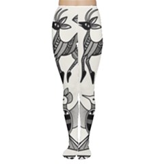 African Senufo Korhogo Tribal Ethnic Art  Tights by BluedarkArt