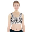 African Senufo Korhogo Tribal Ethnic Art  Sports Bra With Pocket View1