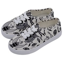 African Senufo Korhogo Tribal Ethnic Art  Kids  Classic Low Top Sneakers by BluedarkArt