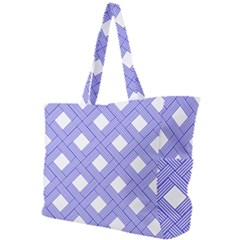 Textile Cross Seamless Pattern Simple Shoulder Bag