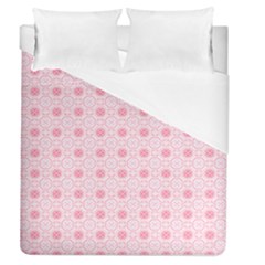 Traditional Patterns Pink Octagon Duvet Cover (queen Size) by Pakrebo