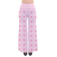 Traditional Patterns Pink Octagon So Vintage Palazzo Pants by Pakrebo