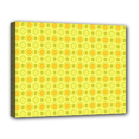 Traditional Patterns Chrysanthemum Canvas 14  X 11  (stretched) by Pakrebo