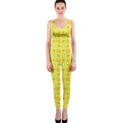 Traditional Patterns Chrysanthemum One Piece Catsuit by Pakrebo