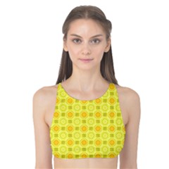 Traditional Patterns Chrysanthemum Tank Bikini Top by Pakrebo