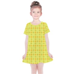 Traditional Patterns Chrysanthemum Kids  Simple Cotton Dress by Pakrebo