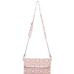 Floral Design Seamless Wallpaper Mini Crossbody Handbag