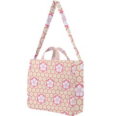 Floral Design Seamless Wallpaper Square Shoulder Tote Bag